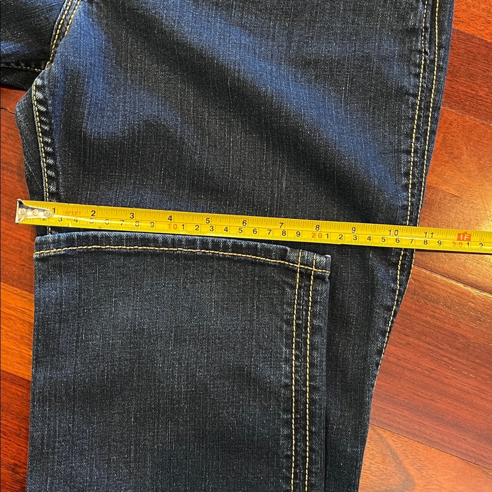 Womens 32 Hudson Straight leg dark blue jeans - Picture 5 of 11
